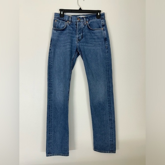 Billy Reid MSL-ALA RN-113-814 Jeans Slim Cut Medium Wash‎ Men Size 28 - Picture 1 of 11